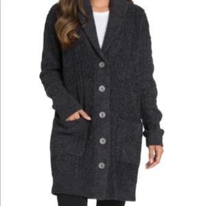 Barefoot Dreams Aran cardigan sweater